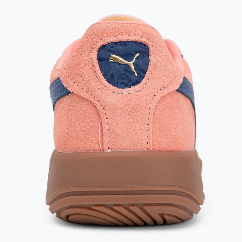 Schuhe Damen PUMA Club Klassika Suede pink fruit/blazing blue/puma gold 6