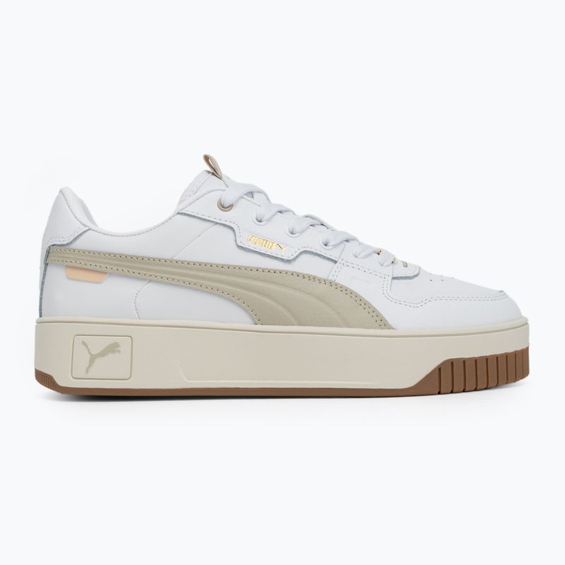 Schuhe Damen PUMA Carina Street Lux puma white/desert dust/puma gold 2