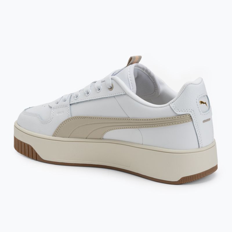 Schuhe Damen PUMA Carina Street Lux puma white/desert dust/puma gold 3