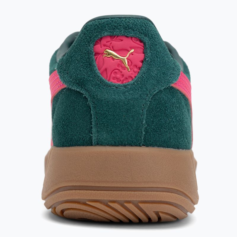 Schuhe Damen PUMA Club Klassika Suede dark myrtle/puma pink 6