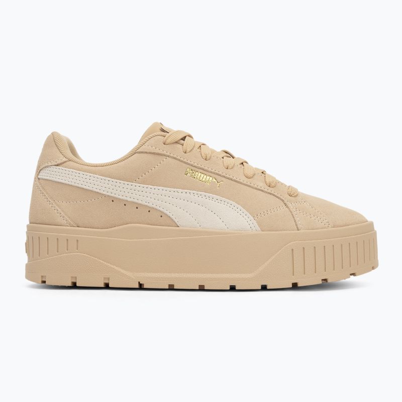 Schuhe Damen PUMA Karmen II light sand/alpine snow/puma gold 2