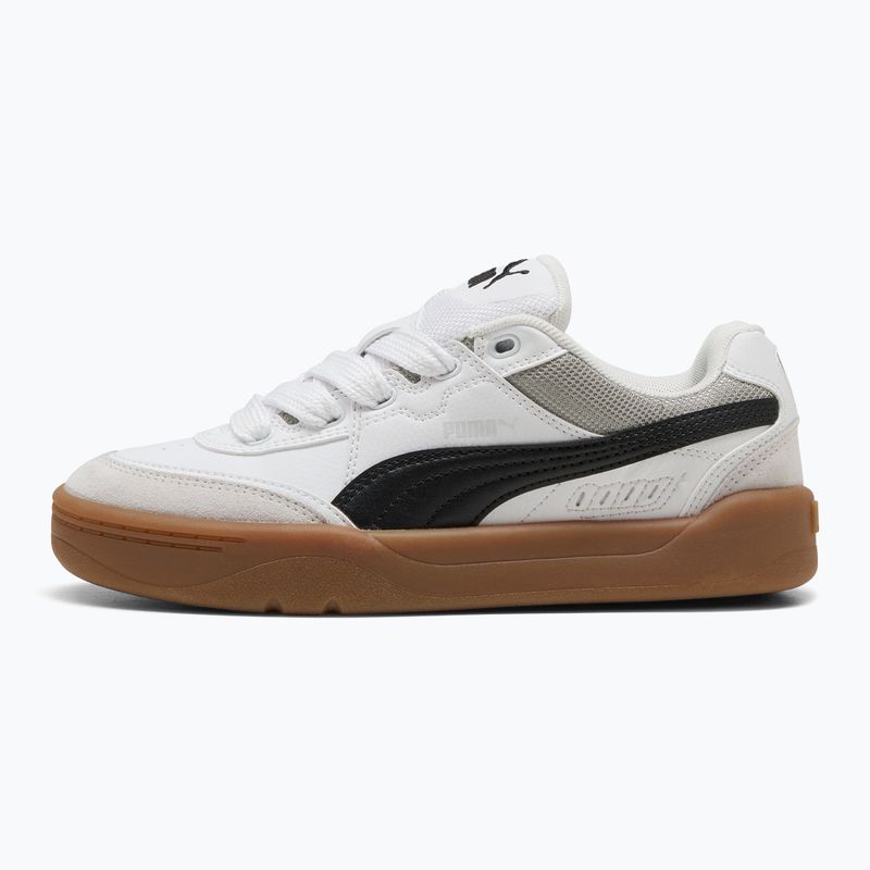 PUMA Park Lifestyle SK8 Jr Kinderschuhe puma weiß/puma schwarz/feather grey