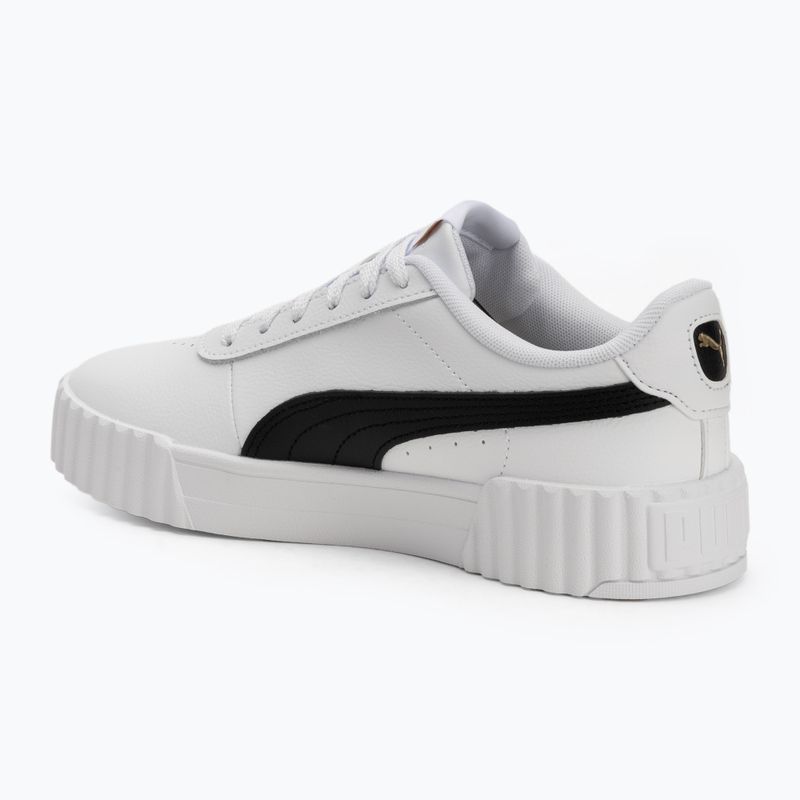 Schuhe Damen PUMA Carina 3.0 puma white/puma black/puma gold 3