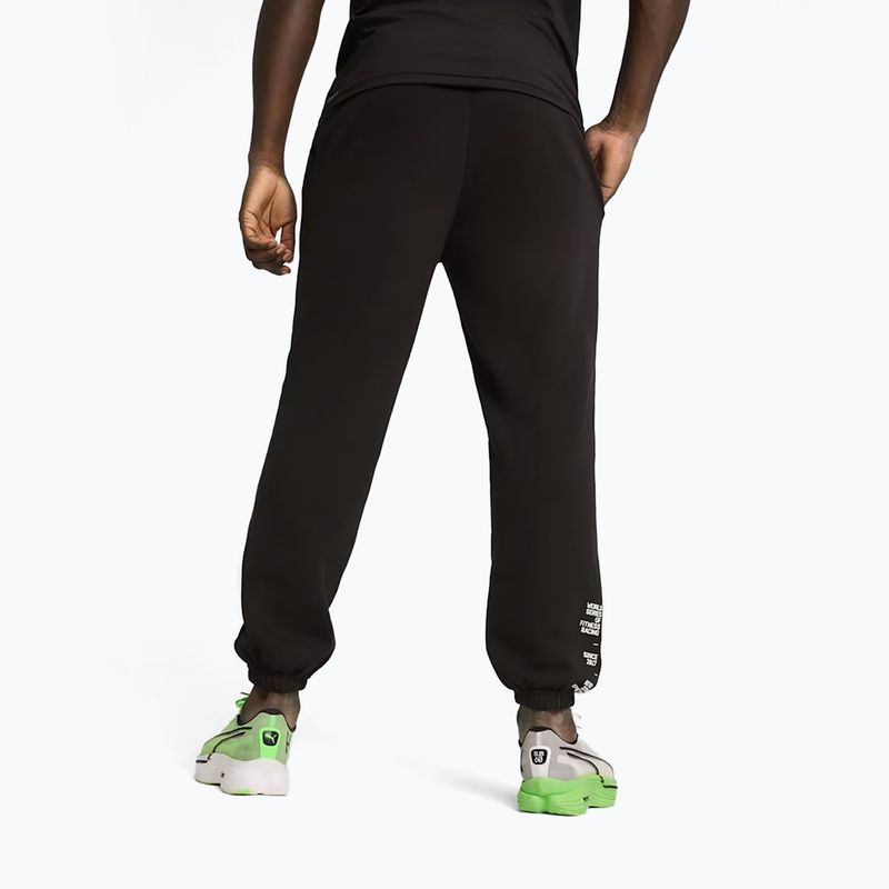 Herrenhose PUMA x HYROX Fleece schwarz 2