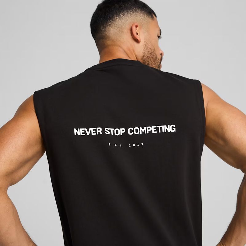 Herren-Trainingsshirt PUMA x HYROX Cutoff Tank schwarz 6