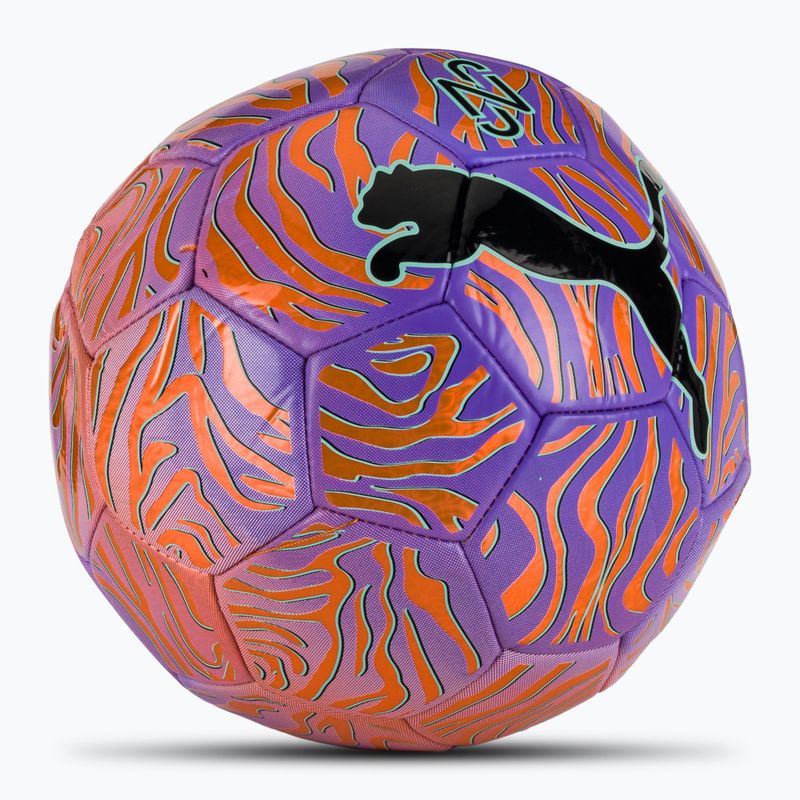 PUMA Neymar Jr. Fußball. Grafik orange mohn/puma schwarz Größe 5 2