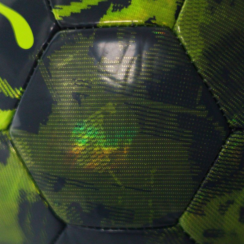 PUMA Cup Football Graphic gelb alert/green glare/galactic grey Größe 5 3