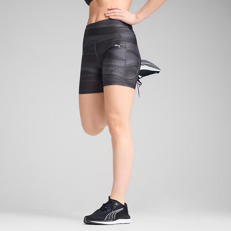 Laufshorts Damen Puma Run Velocity 5" AOP Tight puma black 3