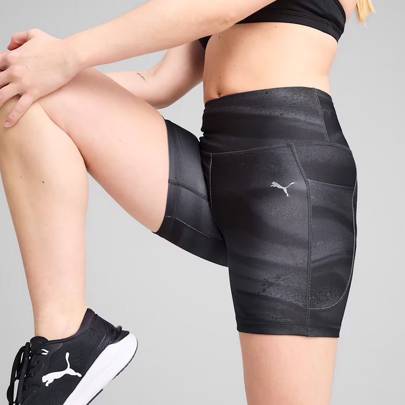 Laufshorts Damen Puma Run Velocity 5" AOP Tight puma black 6