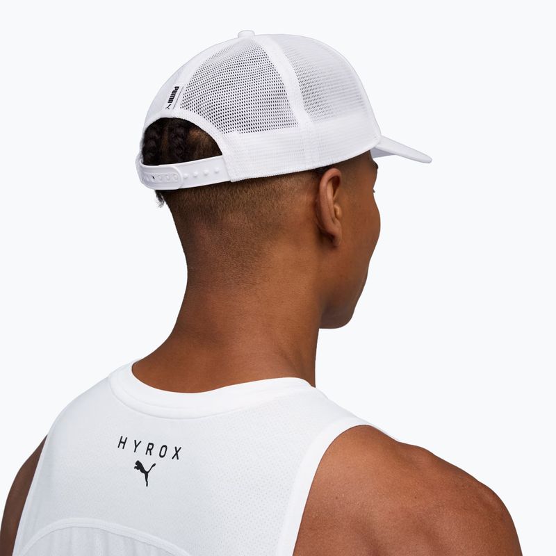 PUMA x HYROX Trucker Cap Weiß 4