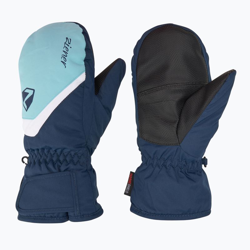 ZIENER Kinder-Skihandschuhe Loriano Aquashield Mitten dark navy