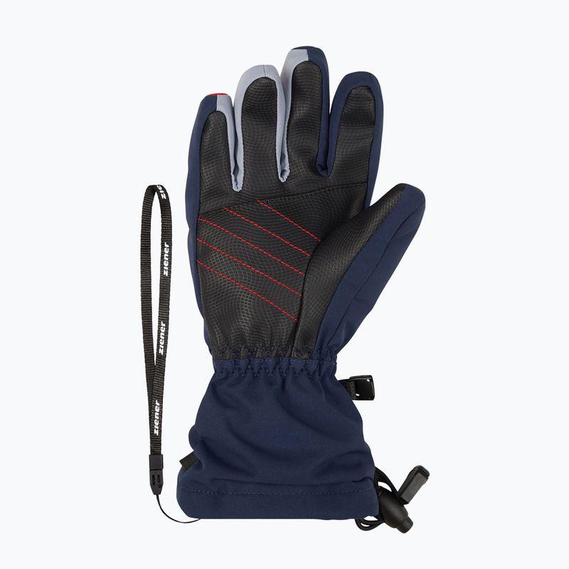 ZIENER Laval Aquashield AW Kinder-Skihandschuh dark navy 3