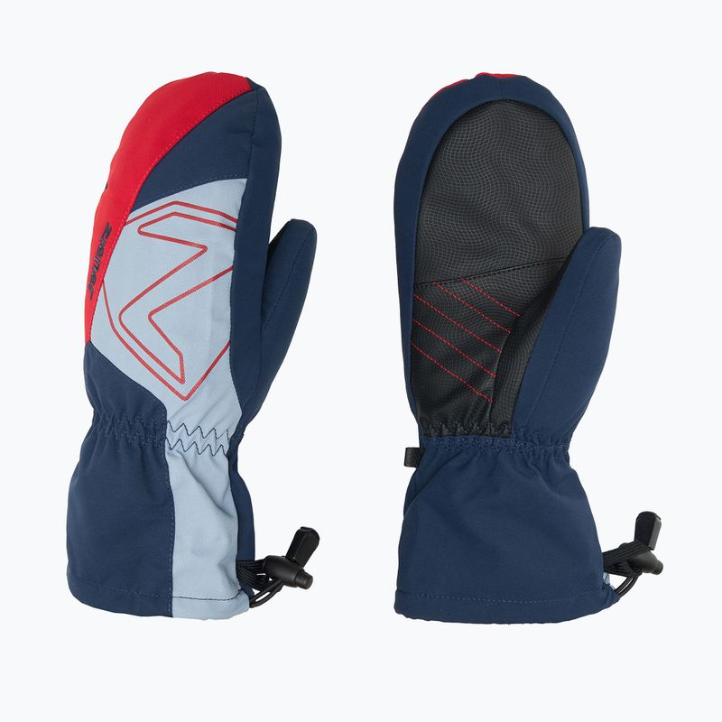 Skihandschuhe Kinder ZIENER Lavalino Aquashield AW Mitten dark navy