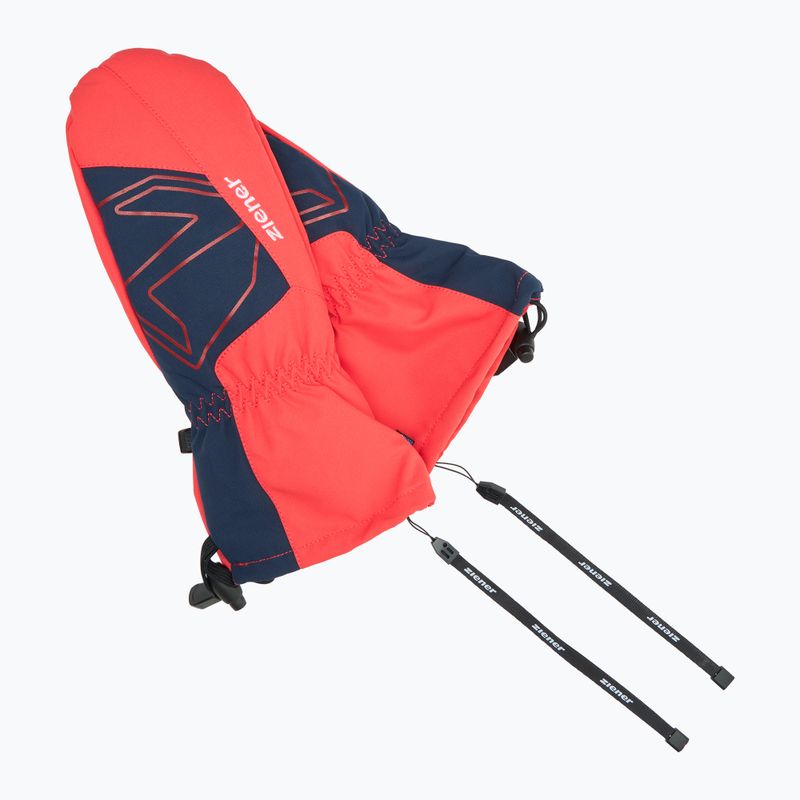 Skihandschuhe Kinder ZIENER Lavalino Aquashield AW Mitten fiery red 6