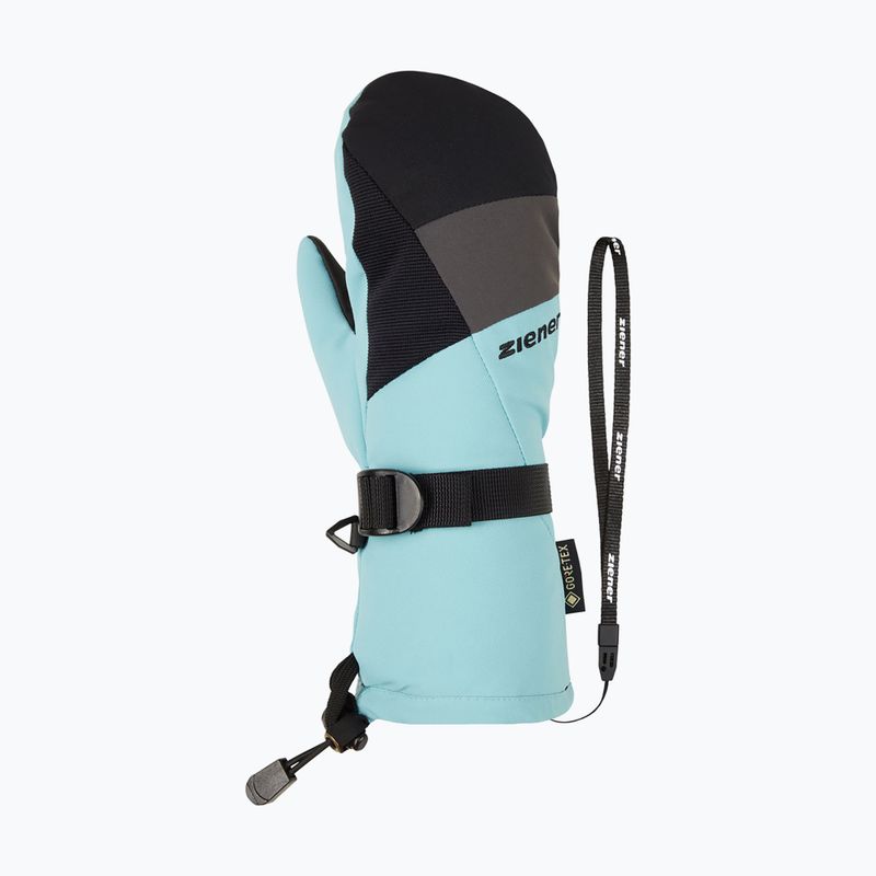 Skihandschuhe Kinder ZIENER Lanic GTX + Gore Plus Warm Mitten river blue 8