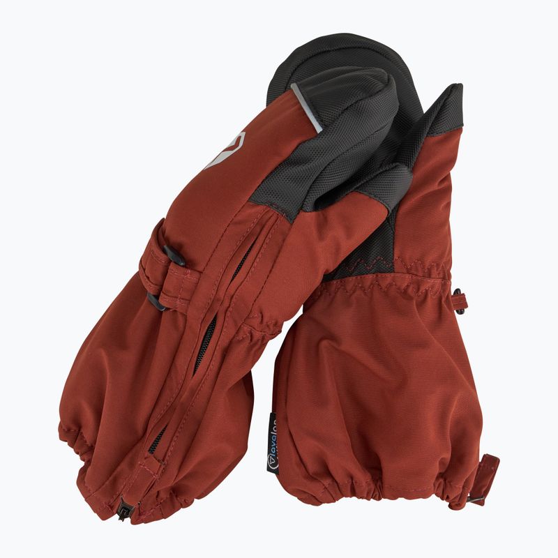 ZIENER Lanup Aquashield AW Minis holzbraun Kinder-Skihandschuh