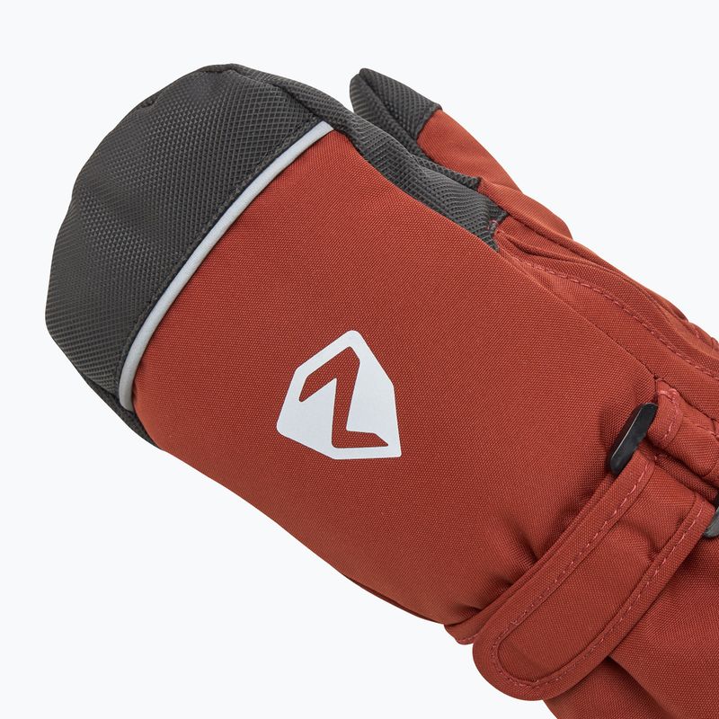 ZIENER Lanup Aquashield AW Minis holzbraun Kinder-Skihandschuh
