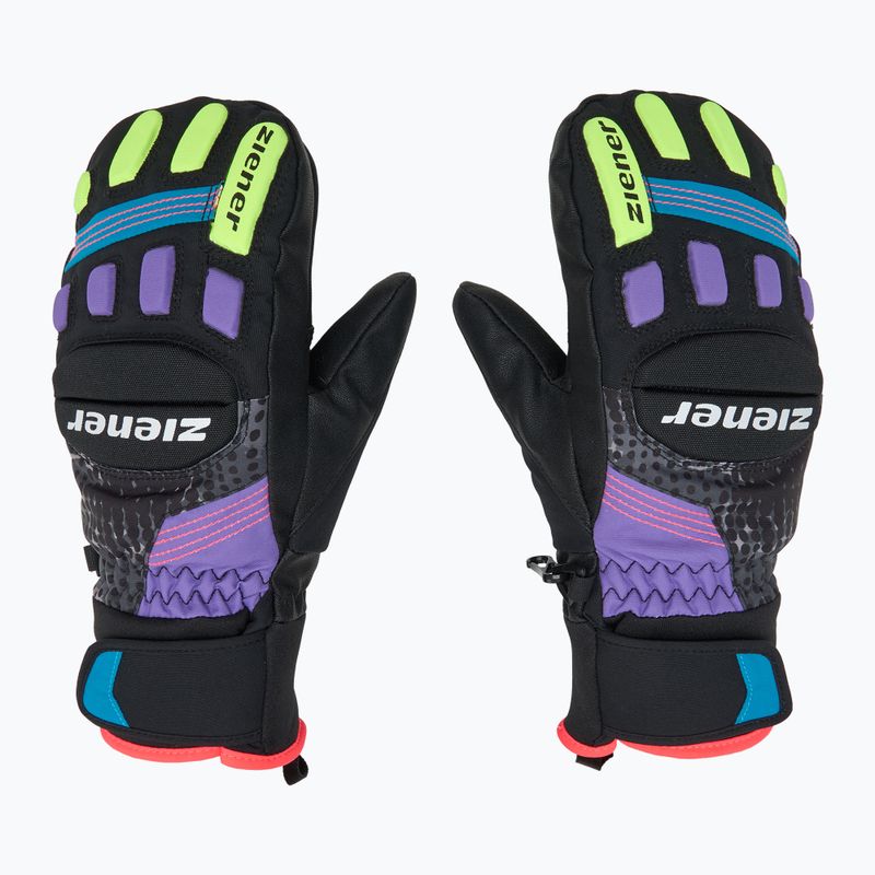 Skihandschuhe Kinder ZIENER Luron Aquashield PR Mitten multicolor 3