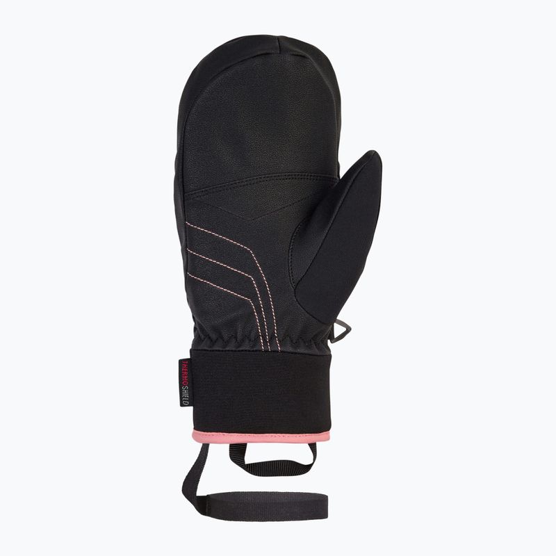 Skihandschuhe Kinder ZIENER Luron Aquashield PR Mitten black/pink vani 9