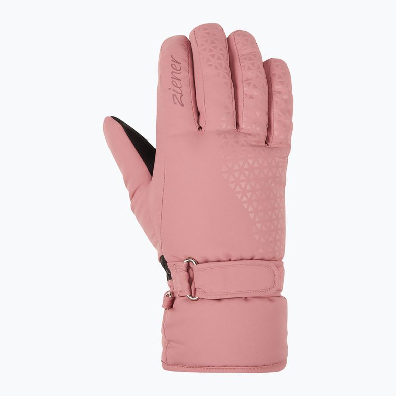 Damen-Skihandschuhe ZIENER Kisar Aquashield rose blossom 2