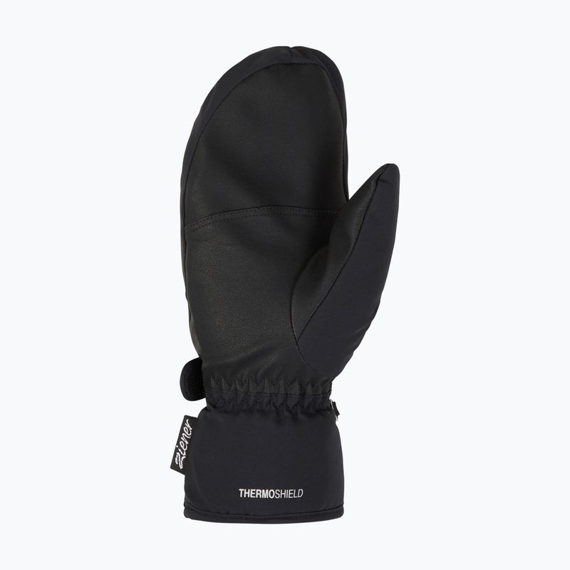 Skihandschuhe Damen ZIENER Kisar Aquashield Mitten black 2