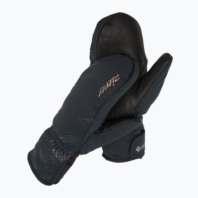 Skihandschuhe Damen ZIENER Karoia WS PR Mitten black/rose metallic