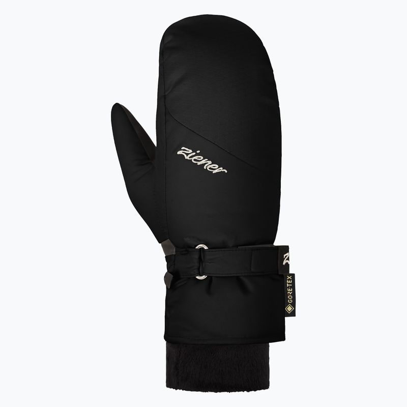 Damen-Skihandschuhe ZIENER Klairo-Z GTX+Gore Plus Warm Mitten black 2