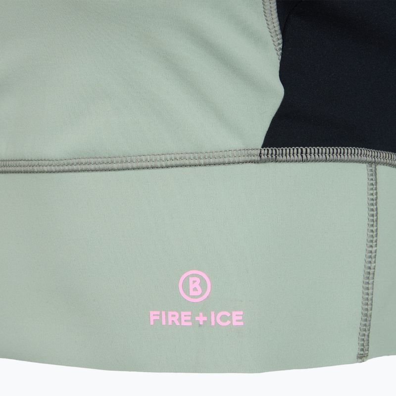 Damen Thermo-Longsleeve BOGNER FIRE+ICE Caia 1/4 Zip eucalyptus 3