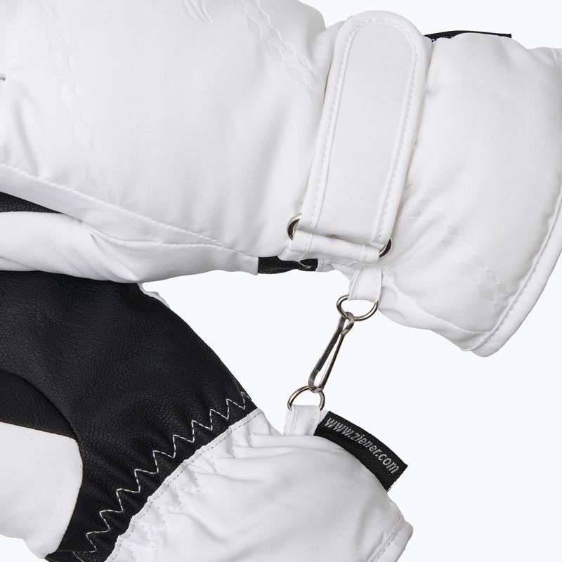 Damen-Skihandschuhe ZIENER Keva-Z PR white 5