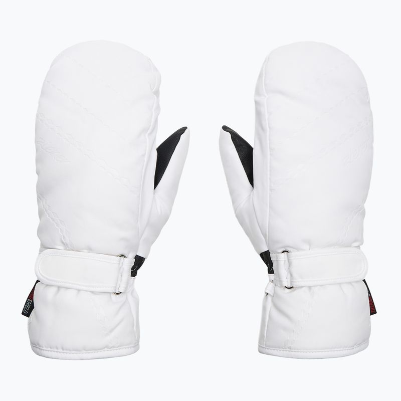 Damen-Skihandschuhe ZIENER Kevi-Z PR Mitten white 2