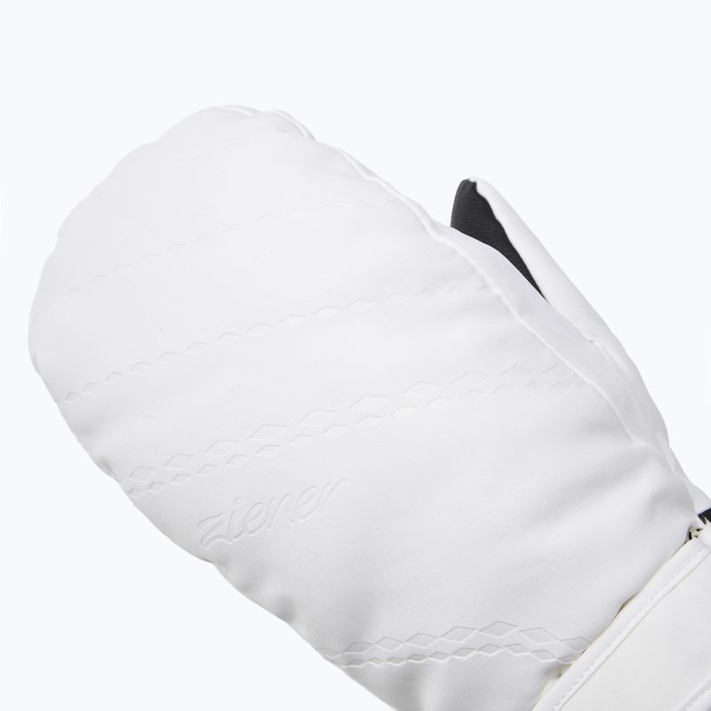 Damen-Skihandschuhe ZIENER Kevi-Z PR Mitten white 4