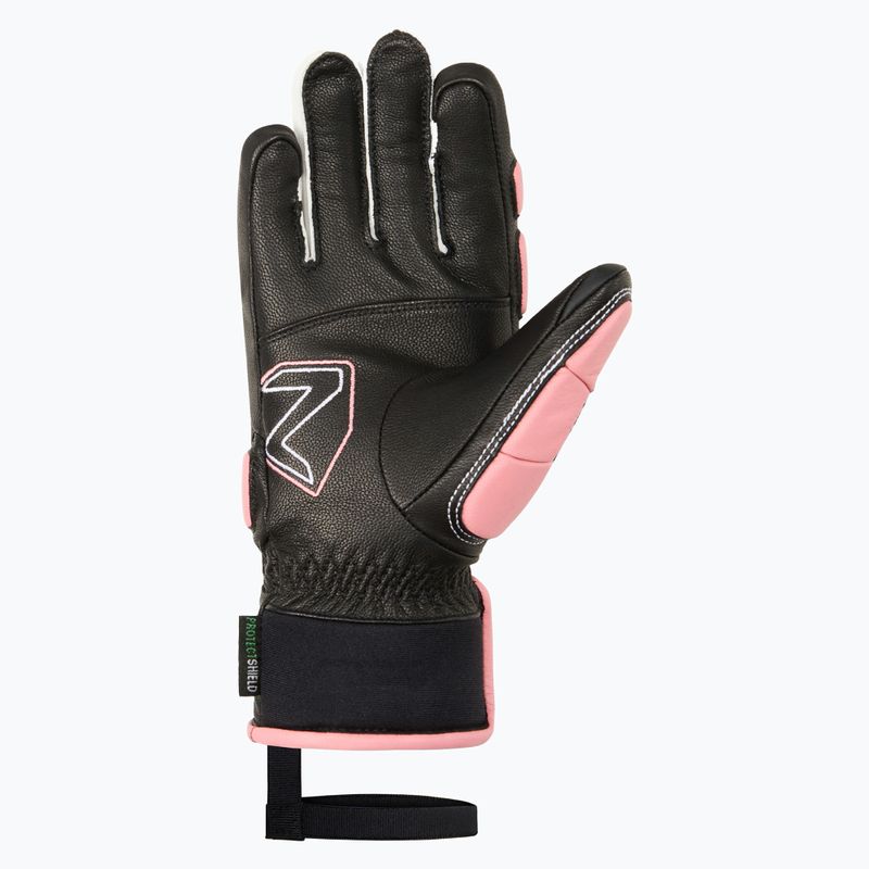 Kinder-Skihandschuhe Ziener Lanus-Z AS PR black/pink vanilla 3