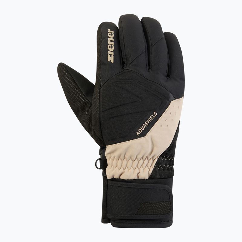 Herren Skihandschuhe ZIENER Gatis Aquashield sandstone 2