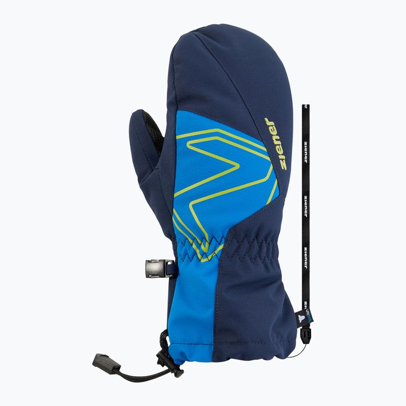 Kinder Skihandschuhe ZIENER Lavalino-Z Aquashield AW Mitten dark navy/cobalt blue 2