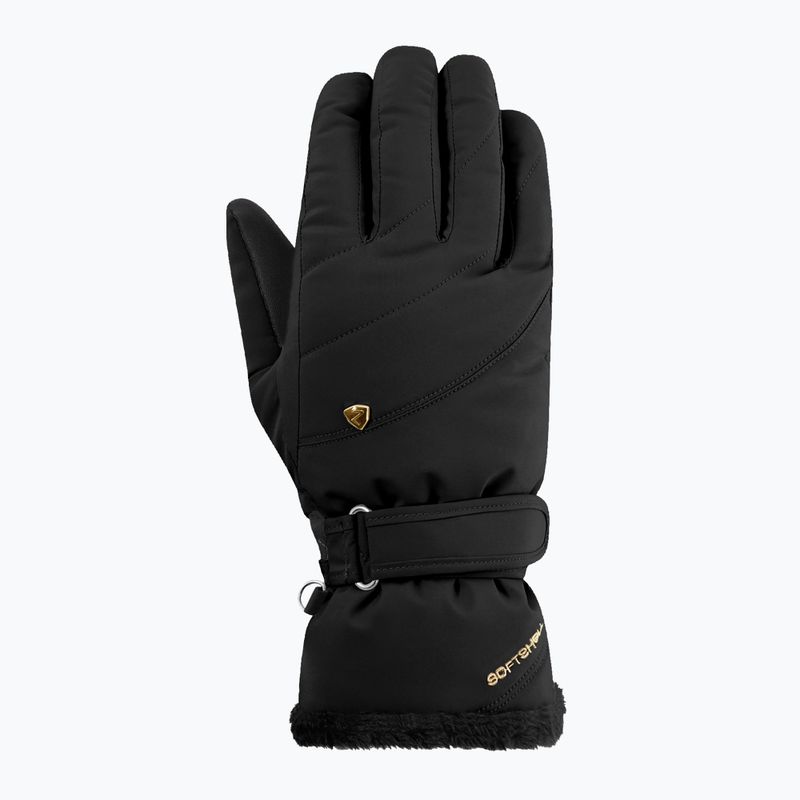 Damen-Skihandschuhe ZIENER Keaka-Z Aquashield PR black/gold art. 2
