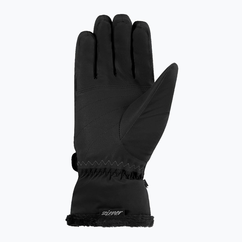 Damen-Skihandschuhe ZIENER Keaka-Z Aquashield PR black/gold art. 3