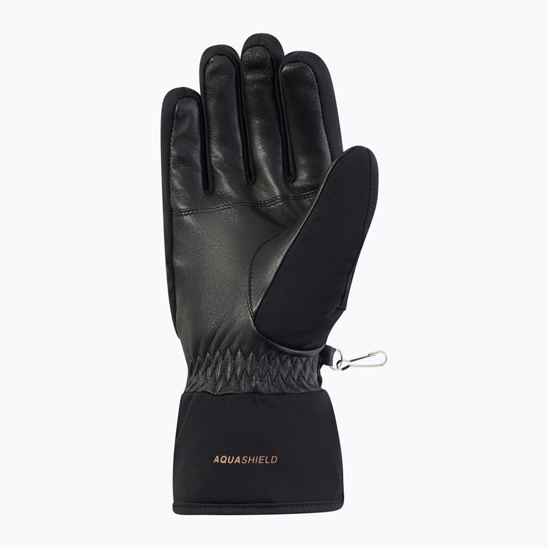 Damen-Skihandschuhe Ziener Kehnia-Z Aquashield PR Glove black/rose metallic 3