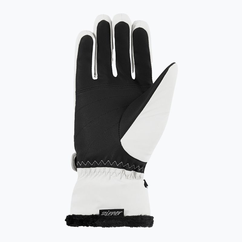 Damen-Skihandschuhe ZIENER Keaka-Z Aquashield PR white 3