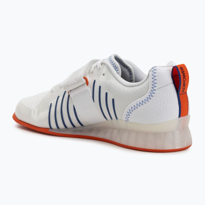 Gewichtheber-Schuhe adidas Adipower Weightlifting III Footwear white/dark blue/royal blue 3