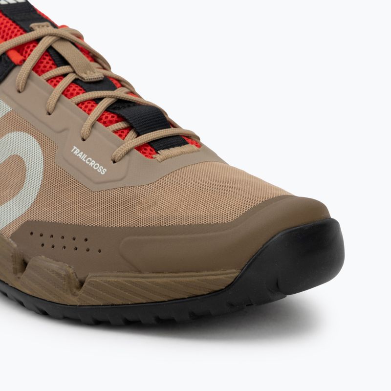 Herren-Platform-Fahrradschuhe adidas FIVE TEN Trailcross LT cardboard/off white/core black 7