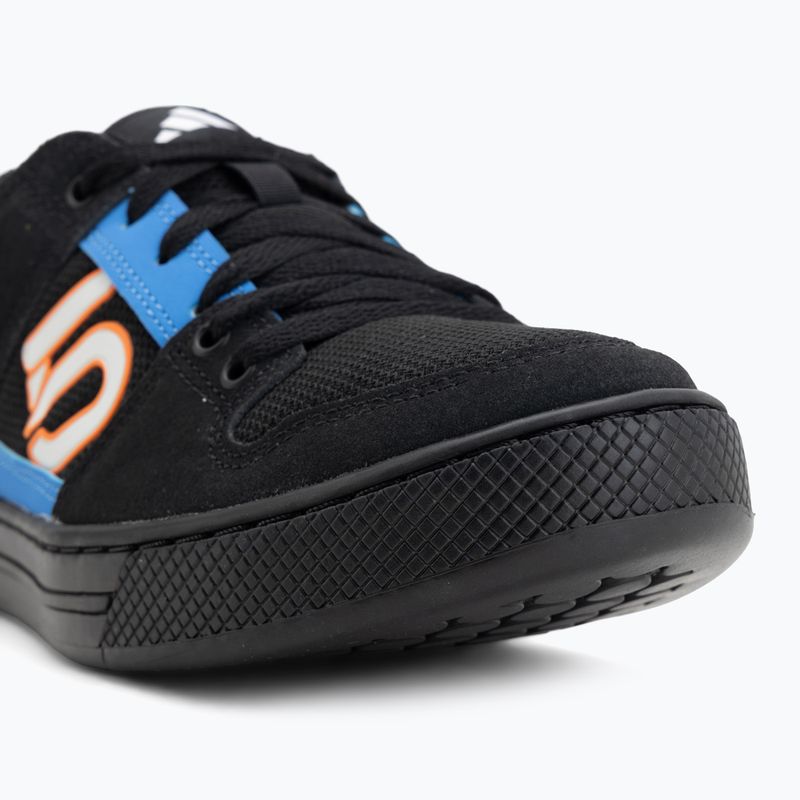 Herren-Platform-Fahrradschuhe adidas FIVE TEN Freerider core black/off white/ray blue 7