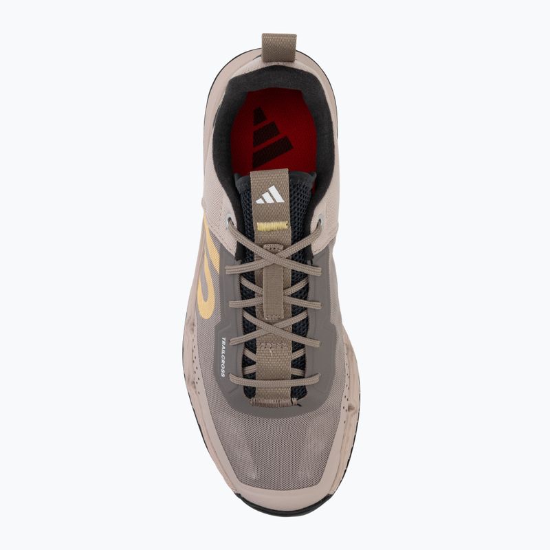 Damen-Plattform-Fahrradschuhe adidas FIVE TEN Trailcross LT wonder taupe/ice tangerine/carbon 5