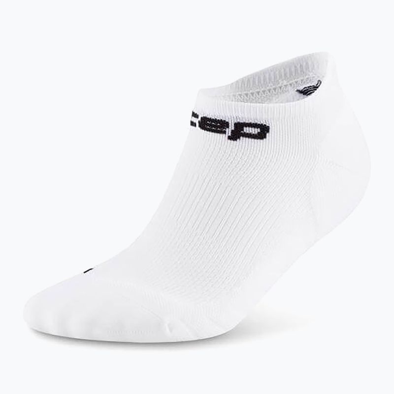 CEP Damen Kompressionssocken Run No Show 5.0 weiß 2