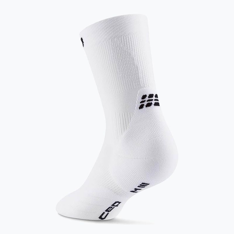 CEP Herren Kompressionssocken Run Mid Cut 5.0 weiß 3