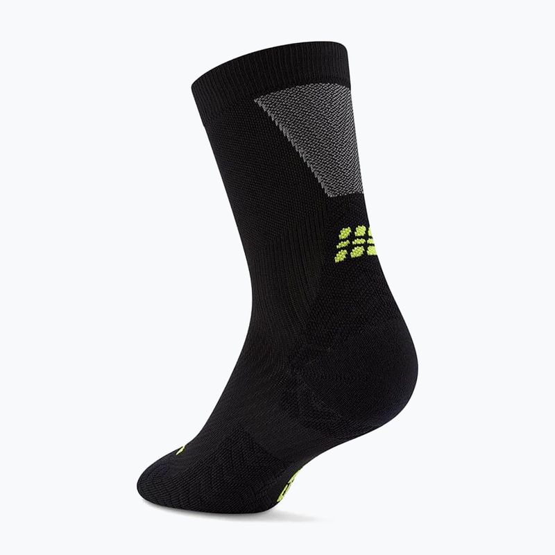 Männer Kompressionsstrümpfe CEP Ultralight Mid Cut 4.0 black/grey 3