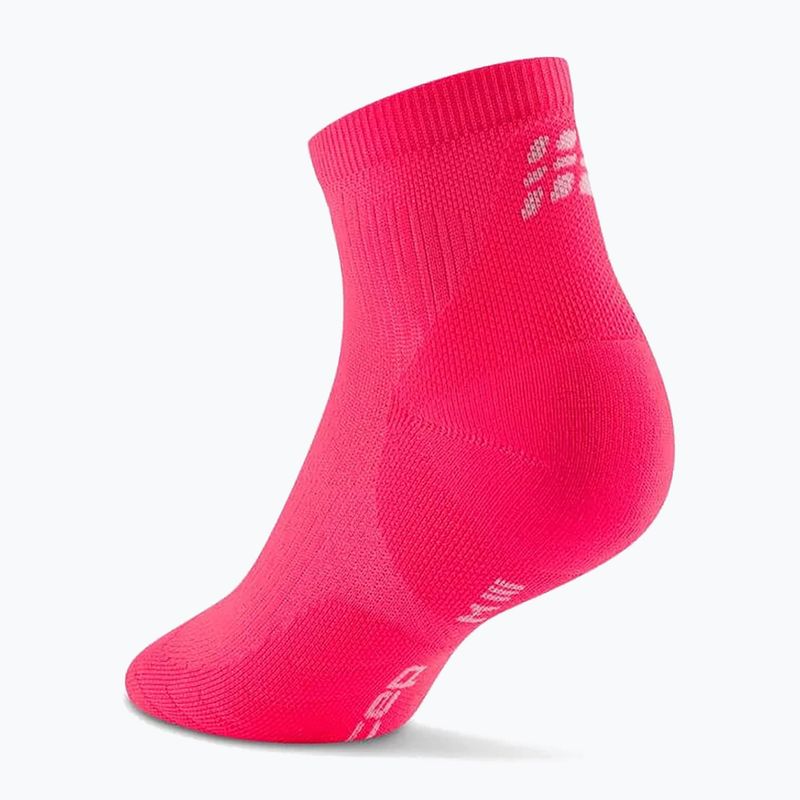Männer Kompressionsstrümpfe CEP Run Low Cut 5.0 pink 3