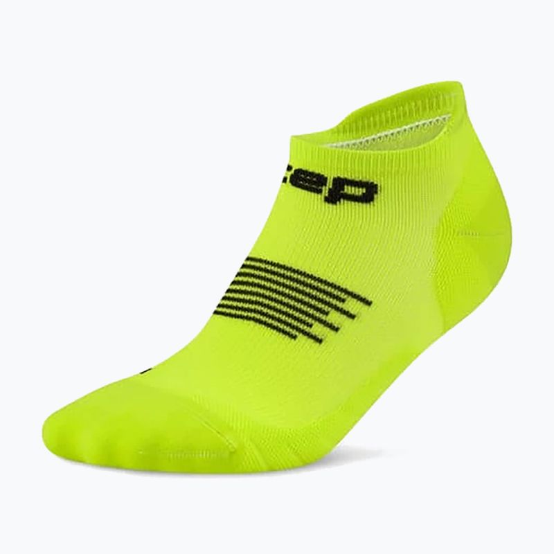 Männer Kompressionsstrümpfe Cep Run No Show 5.0 lime/black 2