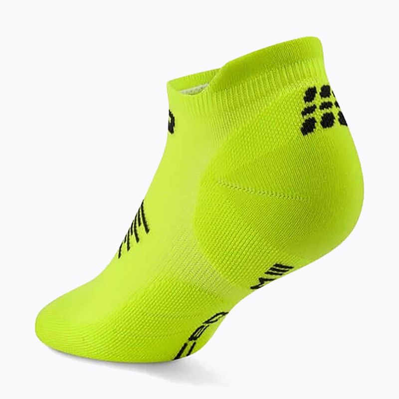 Männer Kompressionsstrümpfe Cep Run No Show 5.0 lime/black 3
