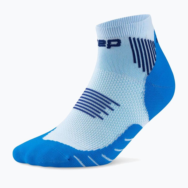 Damen Kompressionsstrümpfe CEP Run Low Cut 5.0 blue/ice 2