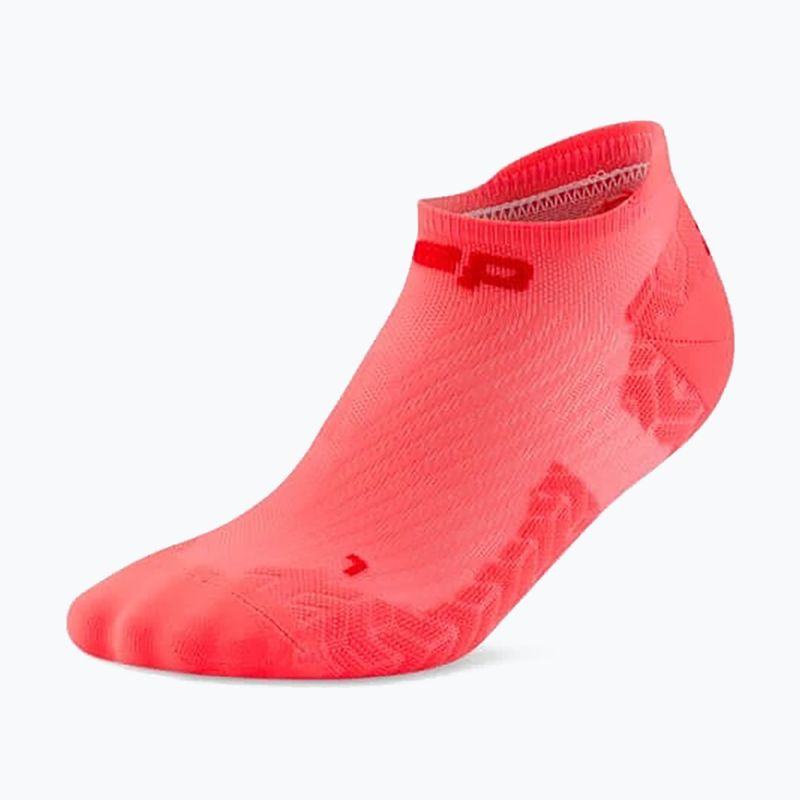 Damensocken CEP Ultralight No Show 4.0 neon coral/red 2